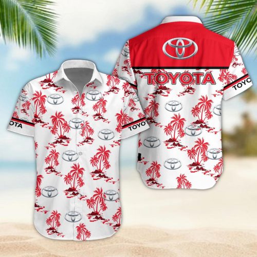 Toyota 3D Button 3D Button Hawaiian Shirt Gift for Men Dad Father Gift for Men Dad Father