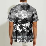 Triumph 3D Button Hawaii Shirt Gift for Men Dad Father