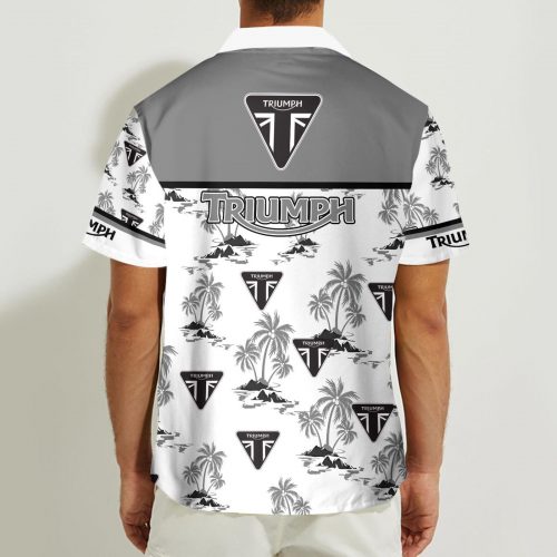 Triumph 3D Button 3D Button Hawaiian Shirt Gift for Men Dad Father Gift for Men Dad Father
