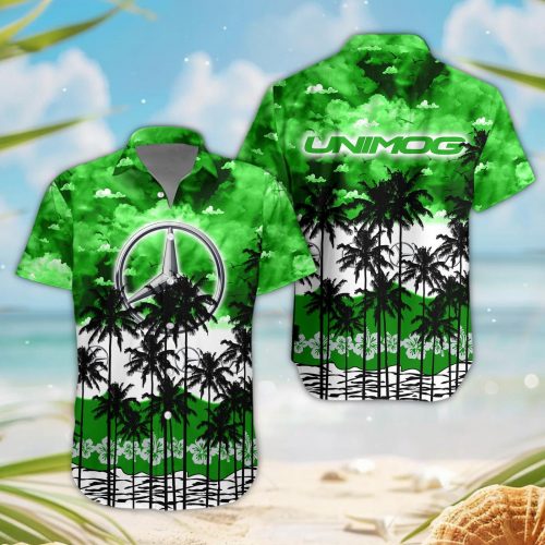 Unimog MB 3D Button Hawaii Shirt Gift for Men Dad Father