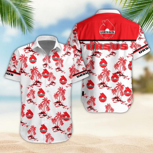 Ursus 3D Button 3D Button Hawaiian Shirt Gift for Men Dad Father Gift for Men Dad Father