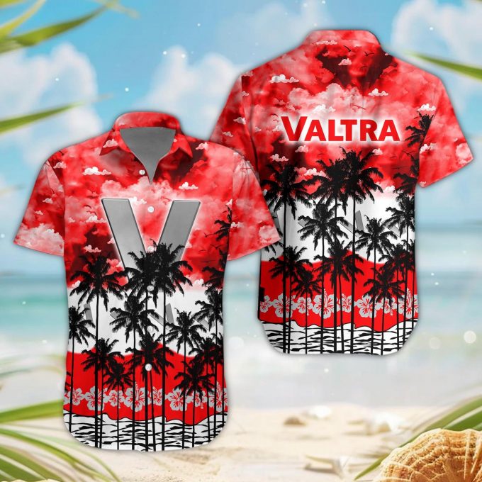 Valtra 3D Button Hawaii Shirt Gift for Men Dad Father