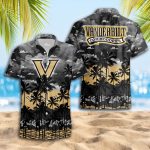 Vanderbilt Commodores 3D Button 3D Button Hawaiian Shirt Gift for Men Dad Father Gift for Men Dad Father Trending Summer