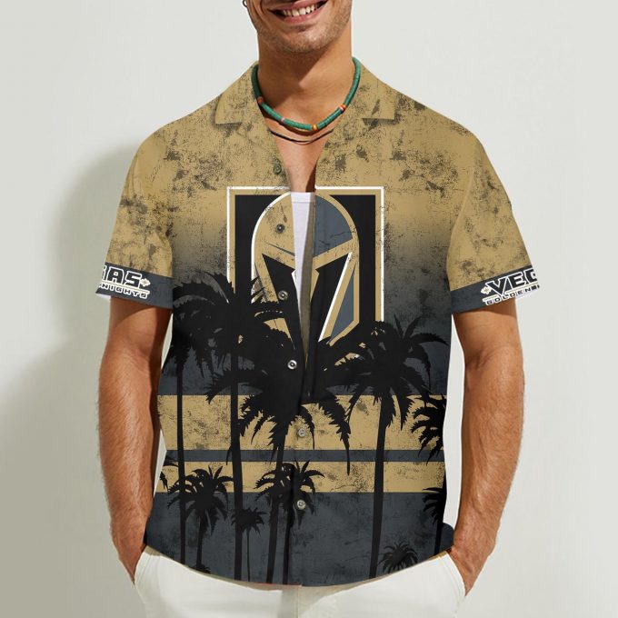 Vegas Golden Knights 3D Button Hawaii Shirt Gift for Men Dad Father