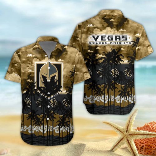 Vegas Golden Knights 3D Button 3D Button Hawaiian Shirt Gift for Men Dad Father Gift for Men Dad Father