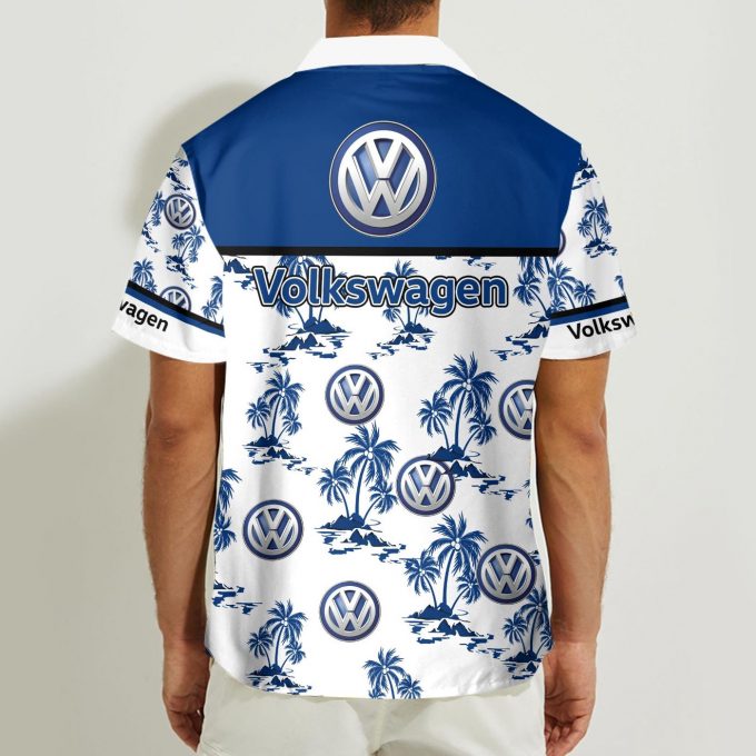 Volkswagen 3D Button 3D Button Hawaiian Shirt Gift for Men Dad Father Gift for Men Dad Father