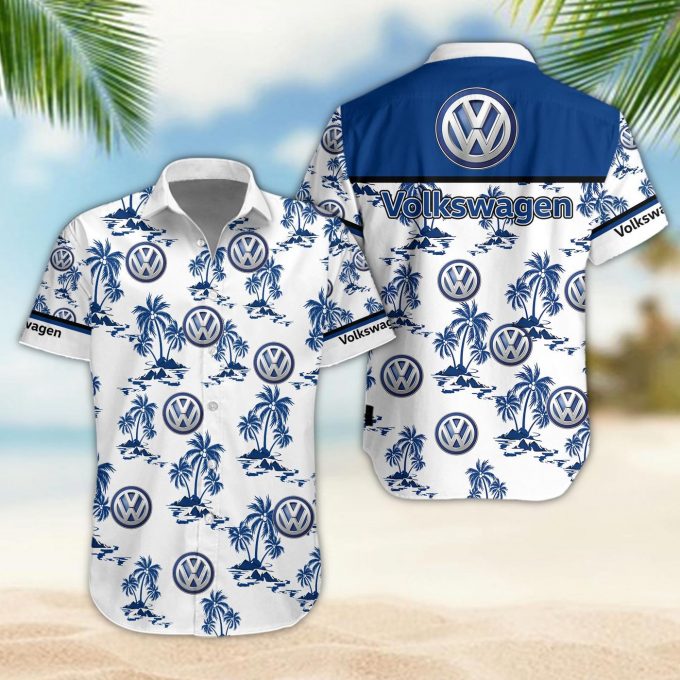 Volkswagen 3D Button 3D Button Hawaiian Shirt Gift for Men Dad Father Gift for Men Dad Father