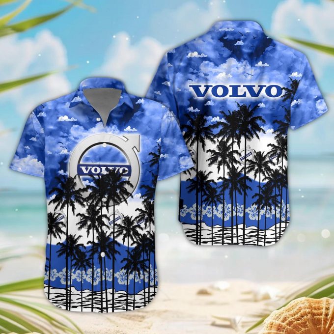 Volvo 3D Button Hawaii Shirt Gift for Men Dad Father