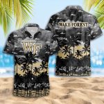Wake Forest Demon 3D Button 3D Button Hawaiian Shirt Gift for Men Dad Father Gift for Men Dad Father Trending Summer