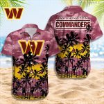 Washington Commanders 3D Button 3D Button Hawaiian Shirt Gift for Men Dad Father Gift for Men Dad Father