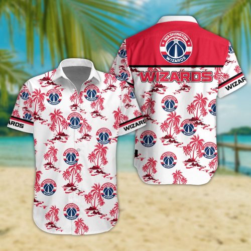 Washington Wizards 3D Button Hawaii Shirt Gift for Men Dad Father