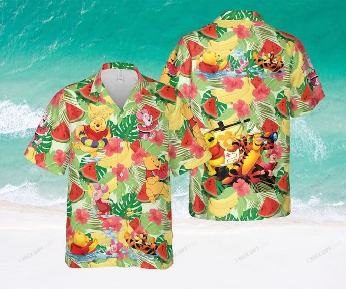 Winnie The Pooh Hawaiian 3D Shirt 3HS-A1D8