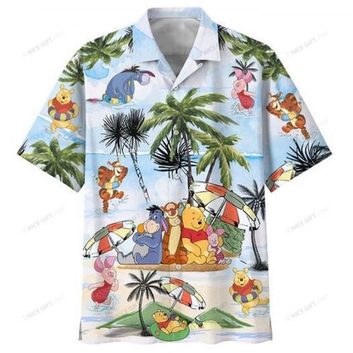 Winnie The Pooh Hawaiian 3D Shirt 3HS-C7G3