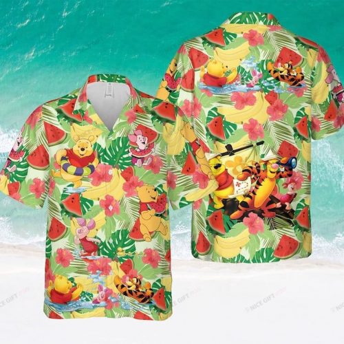 Winnie The Pooh Hawaiian 3D Shirt 3HS-R6B1
