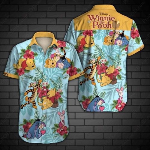 Winnie The Pooh Hawaiian 3D Shirt 3HS-V2L0