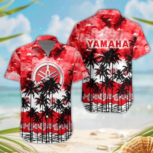Yamaha 3D Button Hawaii Shirt Gift for Men Dad Father