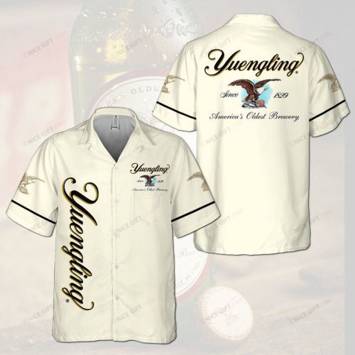 Yuengling 3D Button 3D Button Hawaiian Shirt Gift for Men Dad Father Gift for Men Dad Father 3HS-S7F1