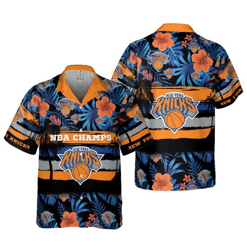 NEW YORK KNICKS – NBA  2025 HAWAIIAN SHIRT6