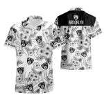 Brooklyn Nets Tropical Flower Short Sleeve Hawaiian Shirt summer shirt Brooklyn Nets Tropical Flower Short Sleeve Hawaiian Shirt summer shirt