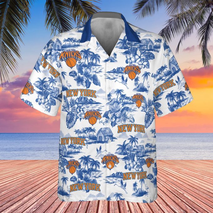 NEW YORK KNICKS – NBA  2025 HAWAIIAN SHIRT4