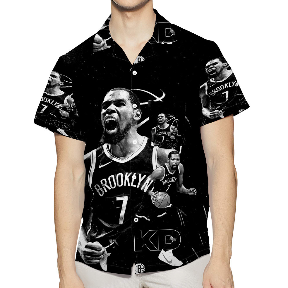 Brooklyn Nets Kevin Durant5 3D All Over Print Summer Beach Hawaiian Shirt Gift Men Women With Pocket Brooklyn Nets Kevin Durant5 3D All Over Print Summer Beach Hawaiian Shirt Gift Men Women With Pocket