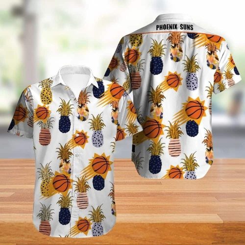 Phoenix Suns Flower Hawaiian Shirt OH NBA Aloha Shirt Gift