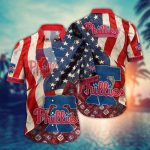 MLB Philadelphia Phillies Hawaiian Shirt Flower Swing into Hawaiianan Chic For Fans