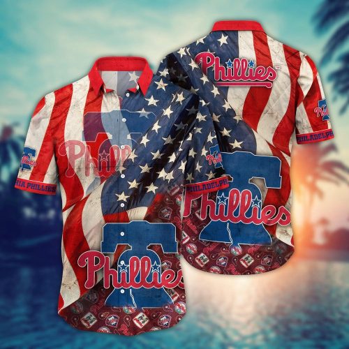 MLB Philadelphia Phillies Hawaiian Shirt Flower Swing into Hawaiianan Chic For Fans