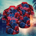 MLB Philadelphia Phillies Hawaiian Shirt Flower Aloha Style Unleashed For Fans MLB Philadelphia Phillies Hawaiian Shirt Flower Aloha Style Unleashed For Fans
