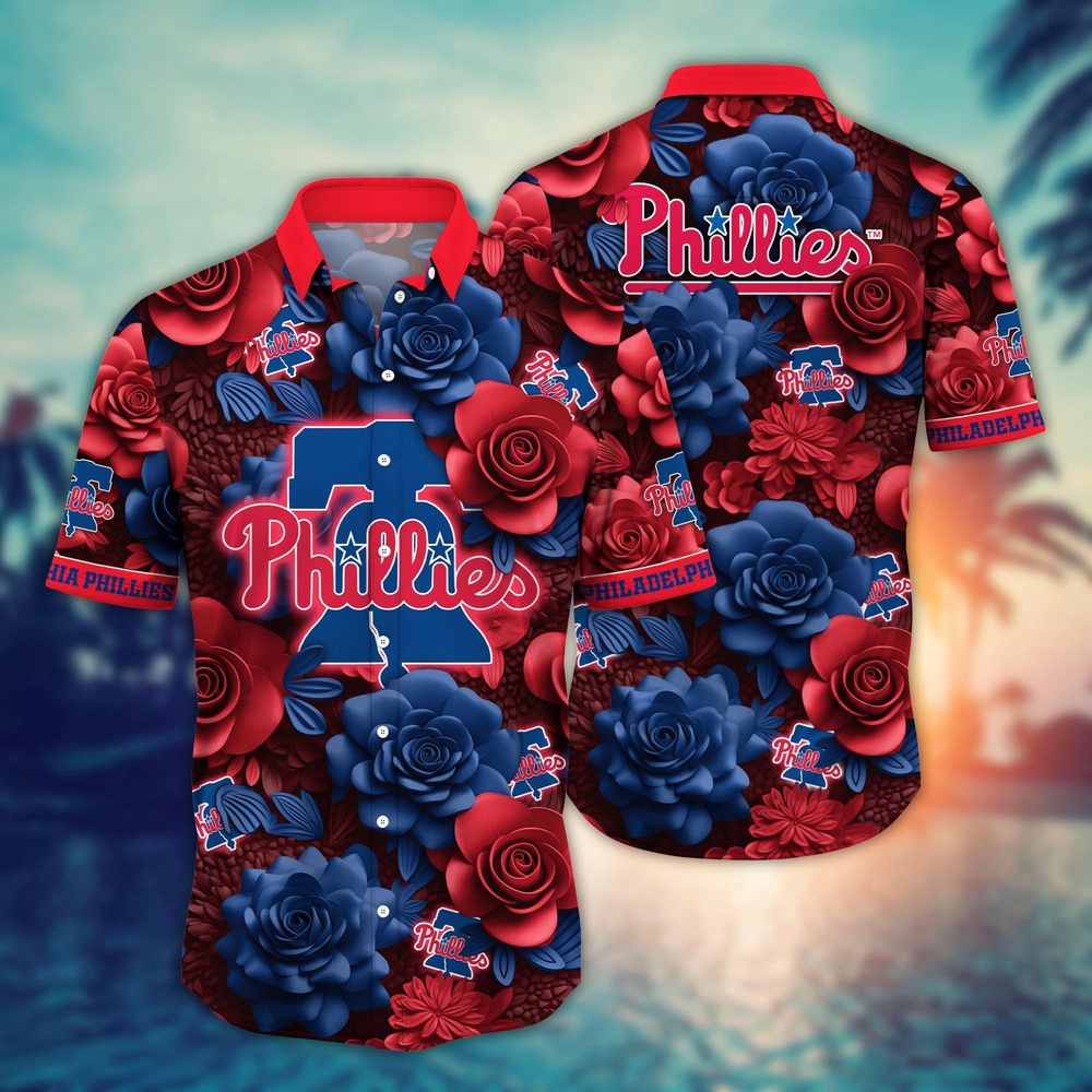 MLB Philadelphia Phillies Hawaiian Shirt Flower Aloha Style Unleashed For Fans MLB Philadelphia Phillies Hawaiian Shirt Flower Aloha Style Unleashed For Fans