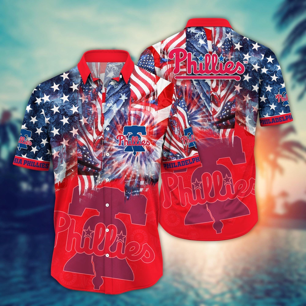 MLB Philadelphia Phillies Hawaiian Shirt Flower Game Day Aloha MLB Style For Fans MLB Philadelphia Phillies Hawaiian Shirt Flower Game Day Aloha MLB Style For Fans