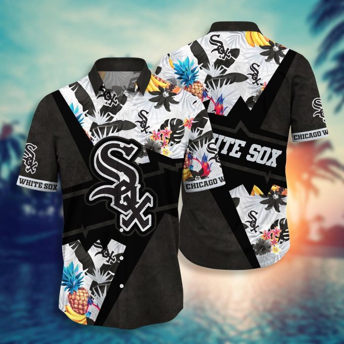 MLB Chicago White Sox Hawaiian Shirt Flower Swing Into Sunset For Fans
