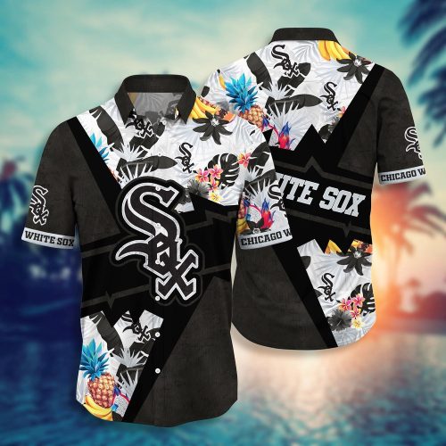 MLB Chicago White Sox Hawaiian Shirt Flower Swing Into Sunset For Fans