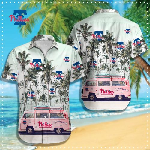 Philadelphia Phillies MLB-Hawaiian shirt Q-49288