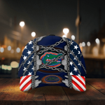 Florida Gators Stars & Stripes Chain Printed Baseball Classic Cap Men Hat Gift for Men Women Gift for Men Women