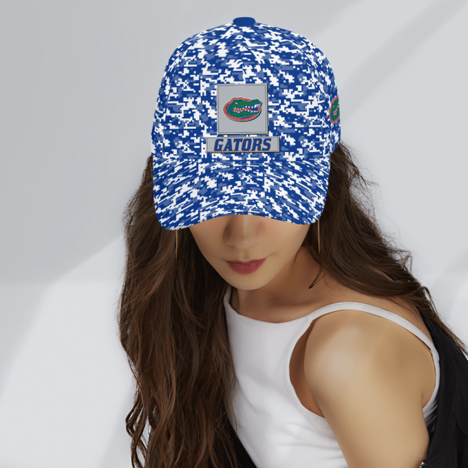Florida Gators Digital Camo AOP Classic Baseball Classic Cap Men Hat Gift for Men Women Gift for Men Women