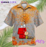 Snoopy 5 3D Button Hawaiian Shirt Gift for Men Dad Father Summer Aloha Shirt For Men Women