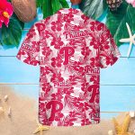 Philadelphia Phillies Tropical Floral Hawaiian Shirt