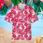 Philadelphia Phillies Tropical Floral Hawaiian Shirt
