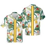 Beer Hawaiian Shirt Collection: Michelob Ultra Pure Gold Tropical Aloha Shirt – Perfect Beer Lover Gift