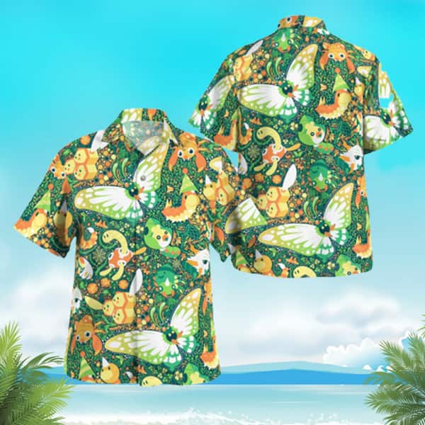 Bug Pokemon Hawaiian Shirt – Fun Aloha Gift for Beach Trip Men & Women – Summer Holiday Idea Bug Pokemon Hawaiian Shirt – Fun Aloha Gift for Beach Trip Men & Women – Summer Holiday Idea