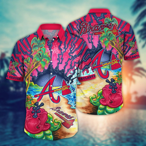 Atlanta Braves MLB Hawaiian Shirt – Perfect Baseball Lover Gift Summer Aloha Shirt