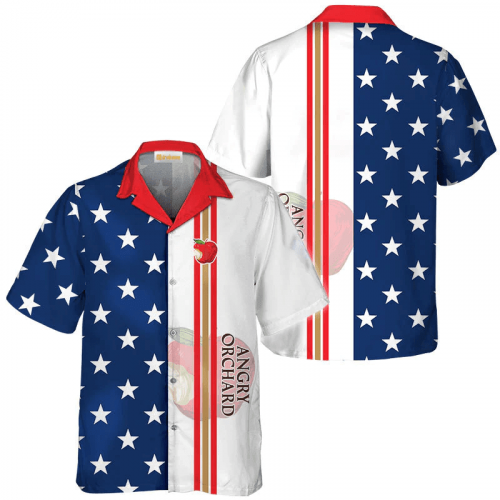 Angry Orchard Hawaiian Shirt: 4th of July Beer Aloha Gift for Men & Women