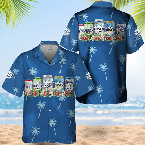 Busch Light Tropical Liquor Paradise Hawaiian Shirt - Perfect Gift for Beer Lovers & Summer Vacation