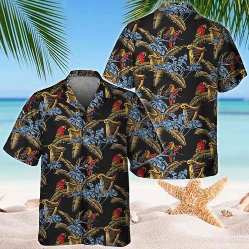 Guinness Red Parrots Hawaiian Shirt: Beer Lover s Summer Gift Idea Aloha Shirt for Men and Women