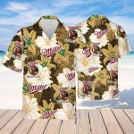 Miller High Life Hawaiian Shirt: Floral Pattern Beer Lover Gift for Summer Vacation