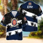 Miller Lite Beer Hawaiian Shirt – Best Beach Gift with Coconut Tree Design