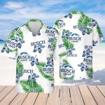 Busch Light Hawaiian Shirt – Hibiscus Flower Pattern & Aloha Theme Perfect Summer Holiday Gift