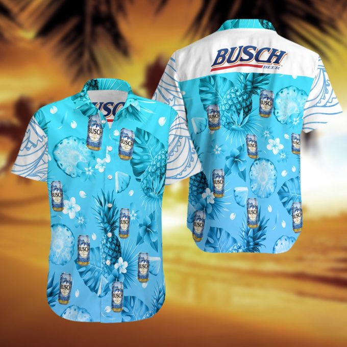 Busch Latte Hawaiian Shirt: Perfect Summer Gift for Beer Drinkers