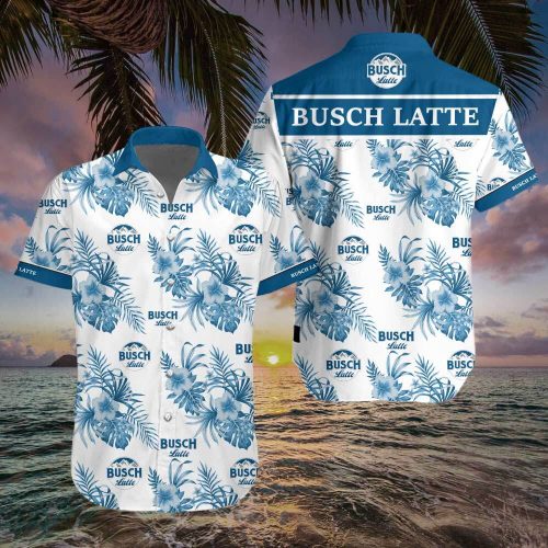 Busch Latte Hawaiian Shirt - Ultimate Beach Lover Gift for Men & Women